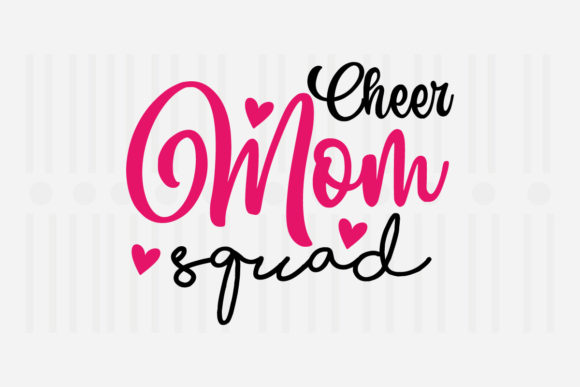 Cheer Mom Squad Graphics for Crafts
