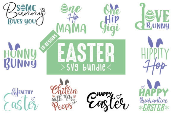 Easter SVG Bundle Vol.4: Graphics for Crafts & Seasonal Branding