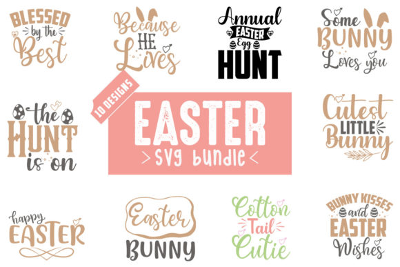 Easter SVG Bundle Vol.8: Graphics for Crafts & Seasonal Branding