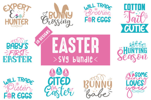 Easter SVG Bundle Vol.9: Graphics for Crafts & Campaigns