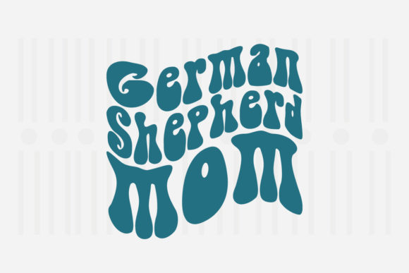 German Shepherd Mom Mother’s Day SVG Graphics