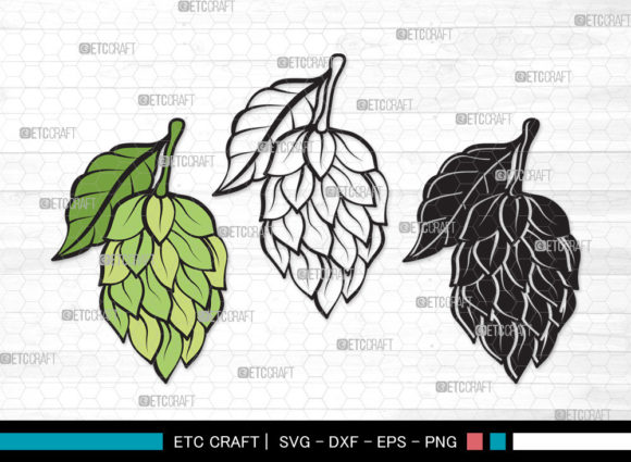 Hops SVG Beer Hops Graphics for Crafts
