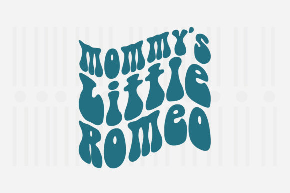 Mommy’s Little Romeo Mother’s Day SVG Graphics
