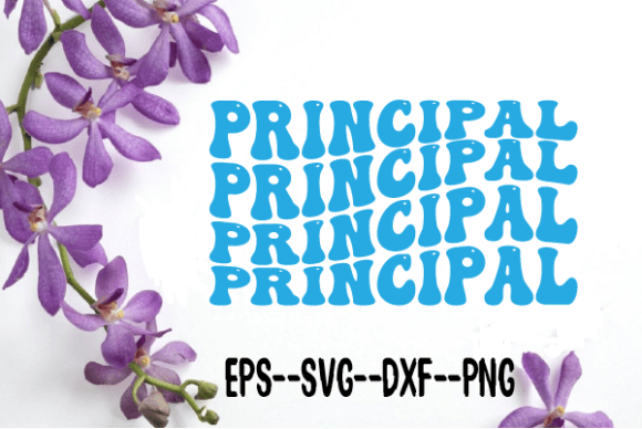 Principal New Wavy Retro SVG: Graphics for Crafts & Creative Sellers