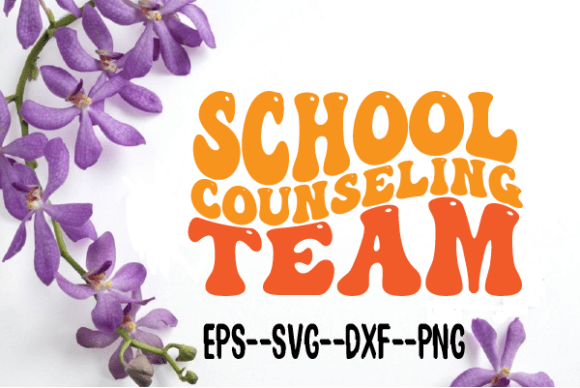 School Counselling Team Wavy Retro SV Graphics
