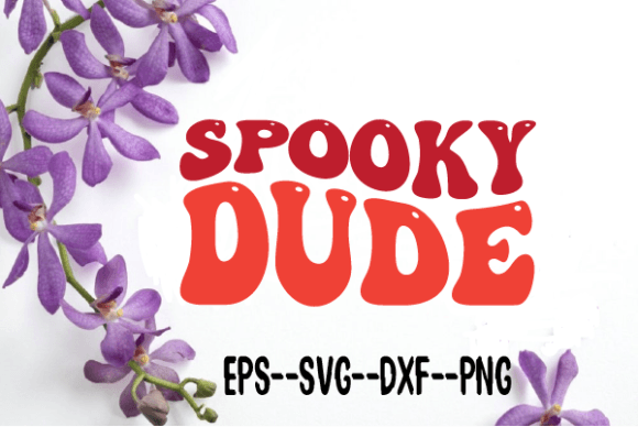 Spooky Dude New Retro Wavy SVG