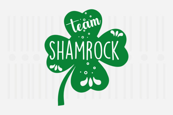 Team Shamrock SVG: Graphics for Crafts & Seasonal Branding